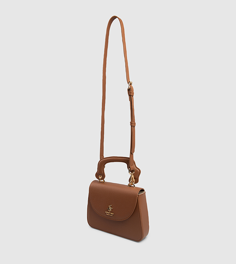 Logo Detail Top Handle Bag