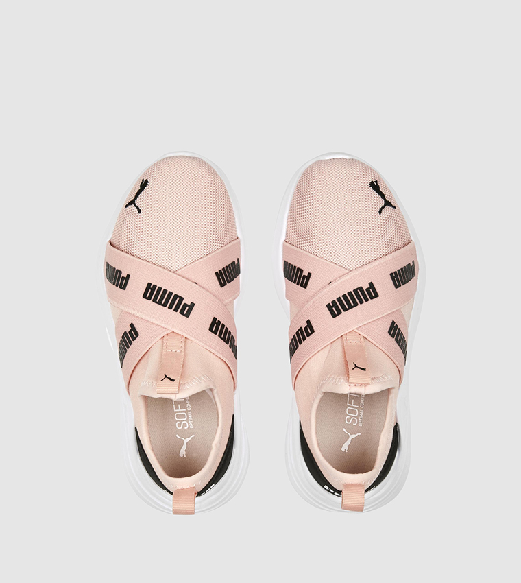 Puma defy white pale on sale pink