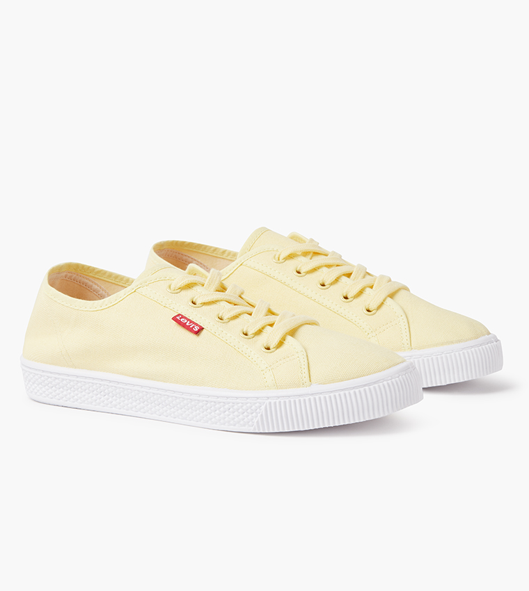 Malibu Beach S Mid Heel Shoes Yellow 