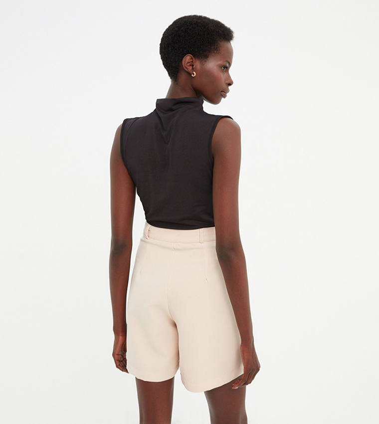 Buy Trendyol Knitted Ramp Body Suit In Black | 6thStreet Saudi Arabia