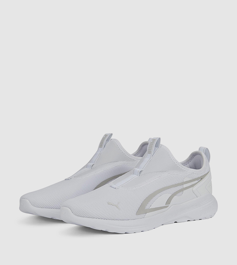 Puma slip cheap ons white