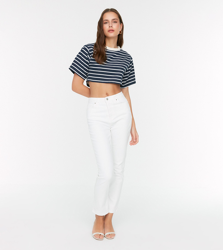 Lazer Denim Iry High Waist Bootcut Slit Jeans main image 1
