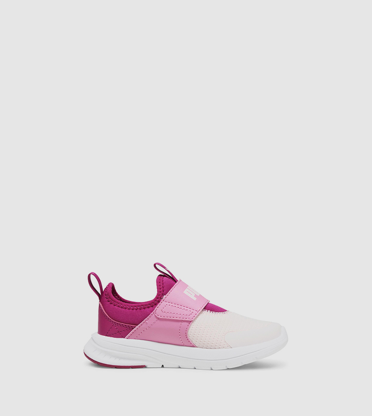 Puma slip hot sale ons kids pink