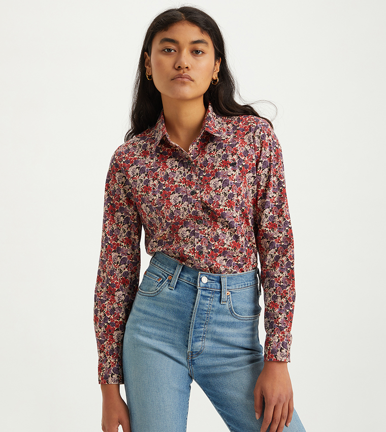 Buy Levi's Classic Printed Long Sleeves Shirt In Multiple Colors ...