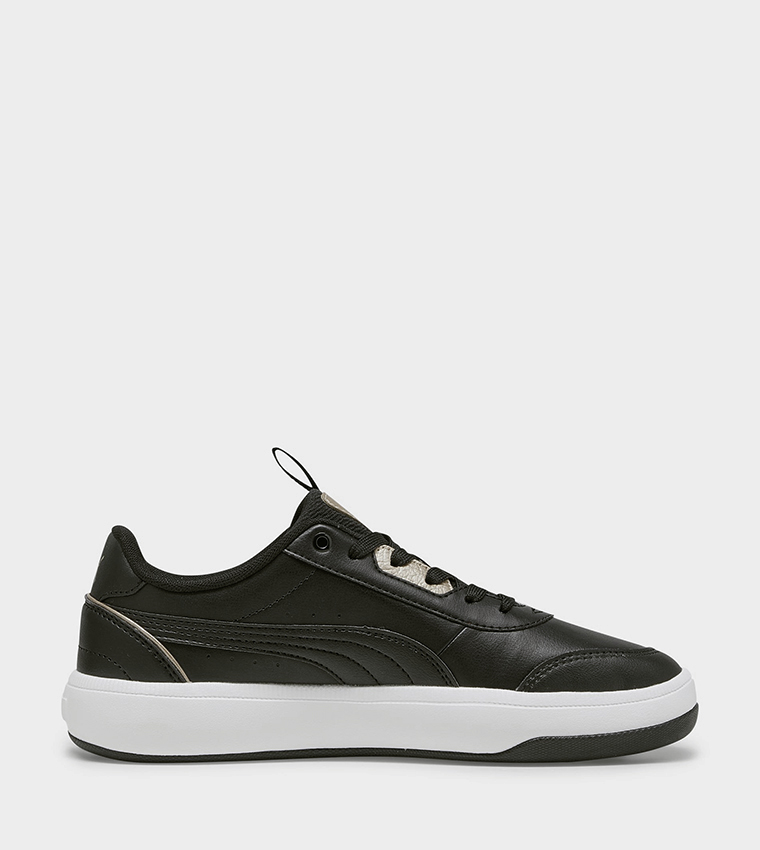 Puma court breaker cheap bold white sneakers