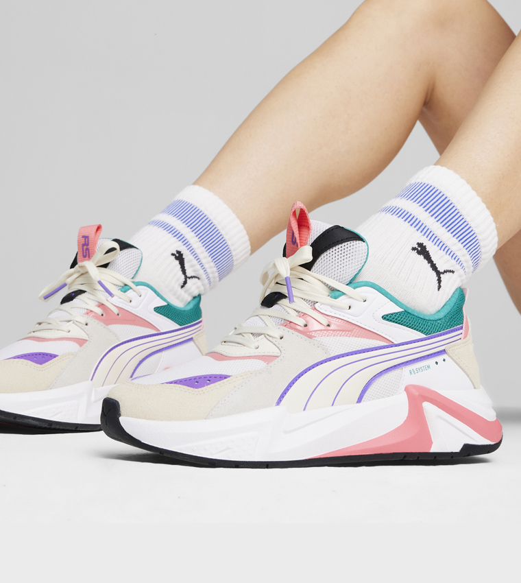 RS-Pulsoid Color Block Lace-Up Sneakers