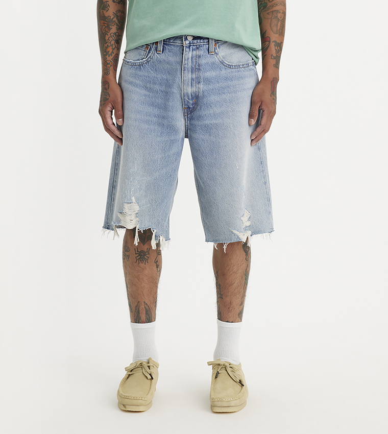 Buy Levi s 469 Loose Fit Denim Shorts In Indigo 6thStreet UAE