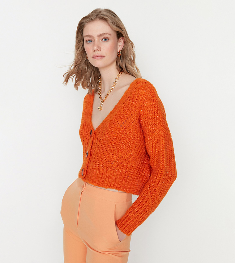 Crop Knitwear Cardigan