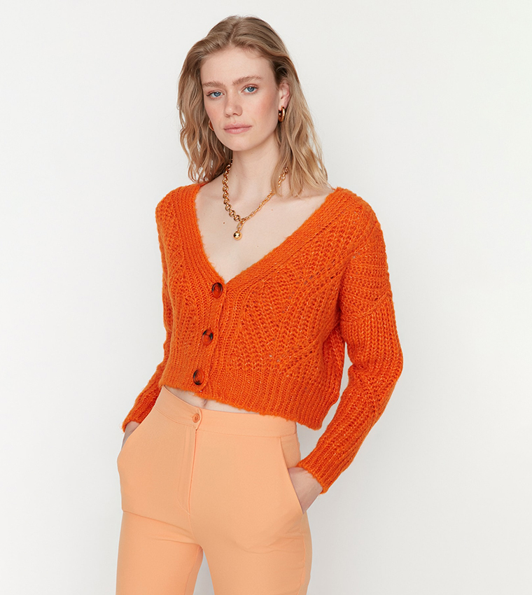 Crop Knitwear Cardigan
