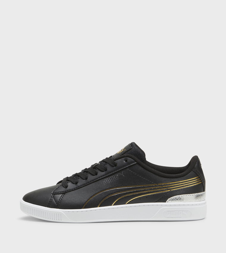 Vikky V3 Metallic Shine Lace-Up Sneakers