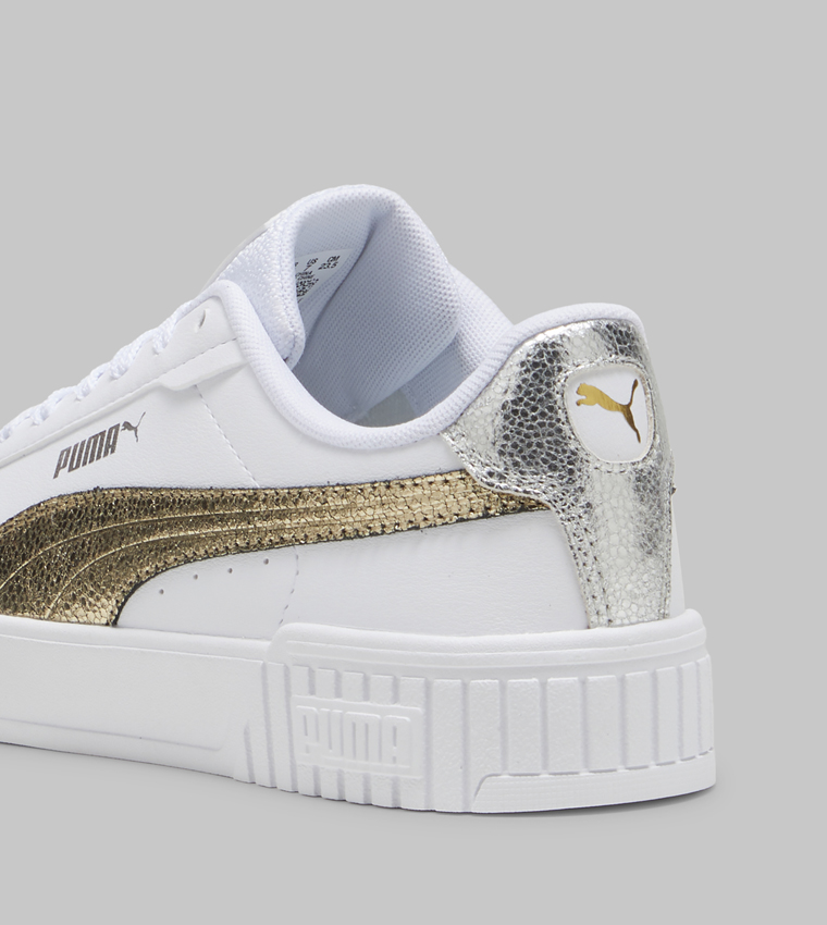 CARINA 2.0 Metallic Shine Platform Lace-Up Sneakers