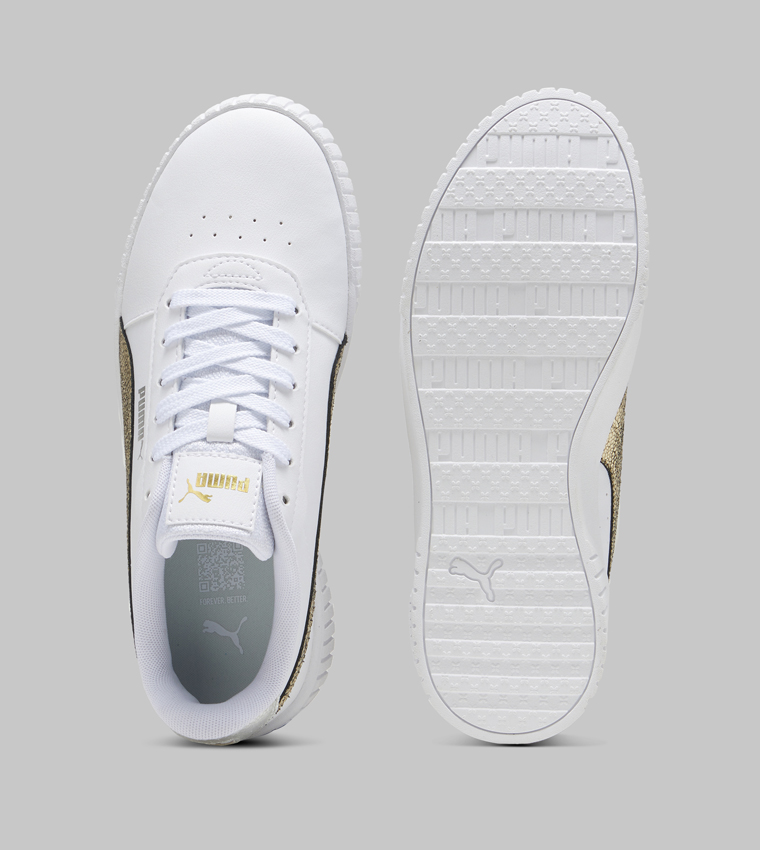 CARINA 2.0 Metallic Shine Platform Lace-Up Sneakers