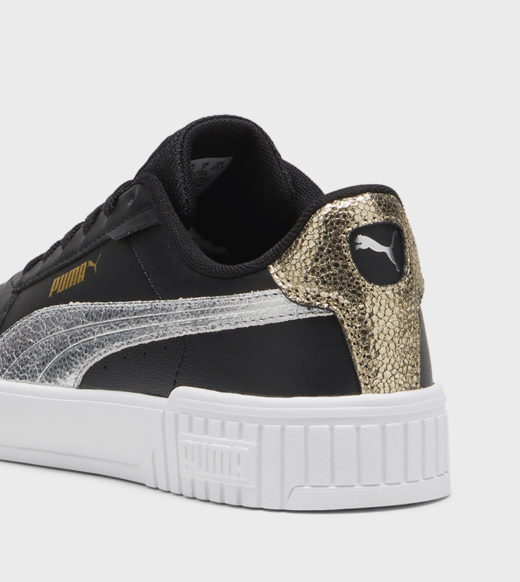 CARINA 2.0 Metallic Shine Platform Lace-Up Sneakers