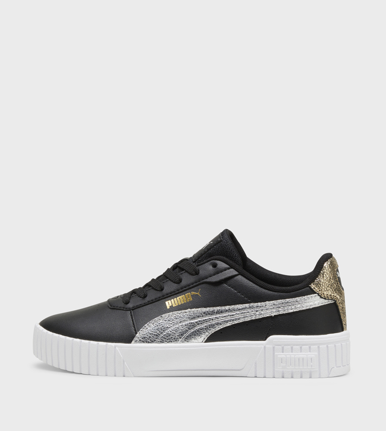 CARINA 2.0 Metallic Shine Platform Lace-Up Sneakers
