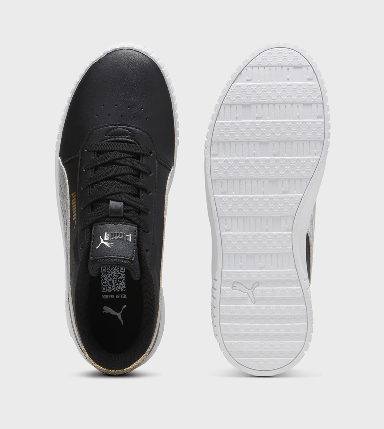 CARINA 2.0 Metallic Shine Platform Lace-Up Sneakers