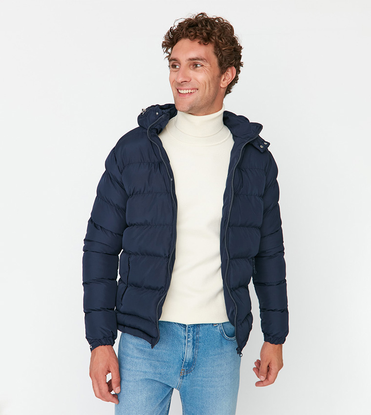 Hooded Zippered Fleece Jacket