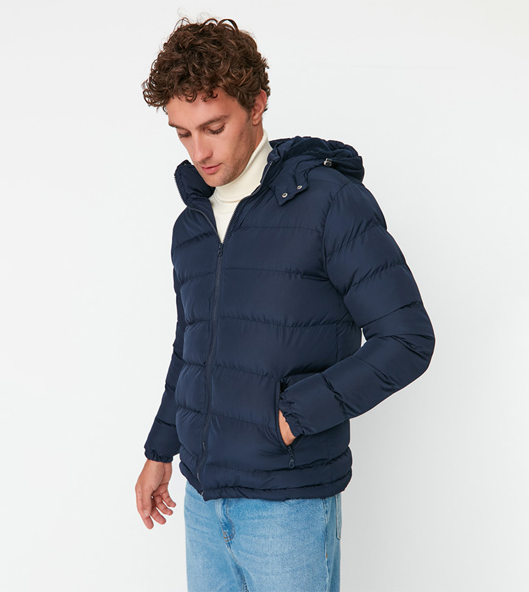 Hooded Zippered Fleece Jacket