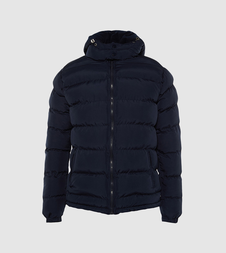 Hooded Zippered Fleece Jacket