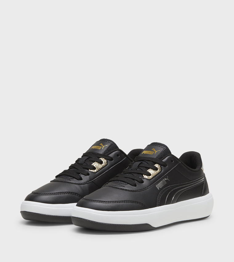 TORI Metallic Shine Lace-Up Sneakers