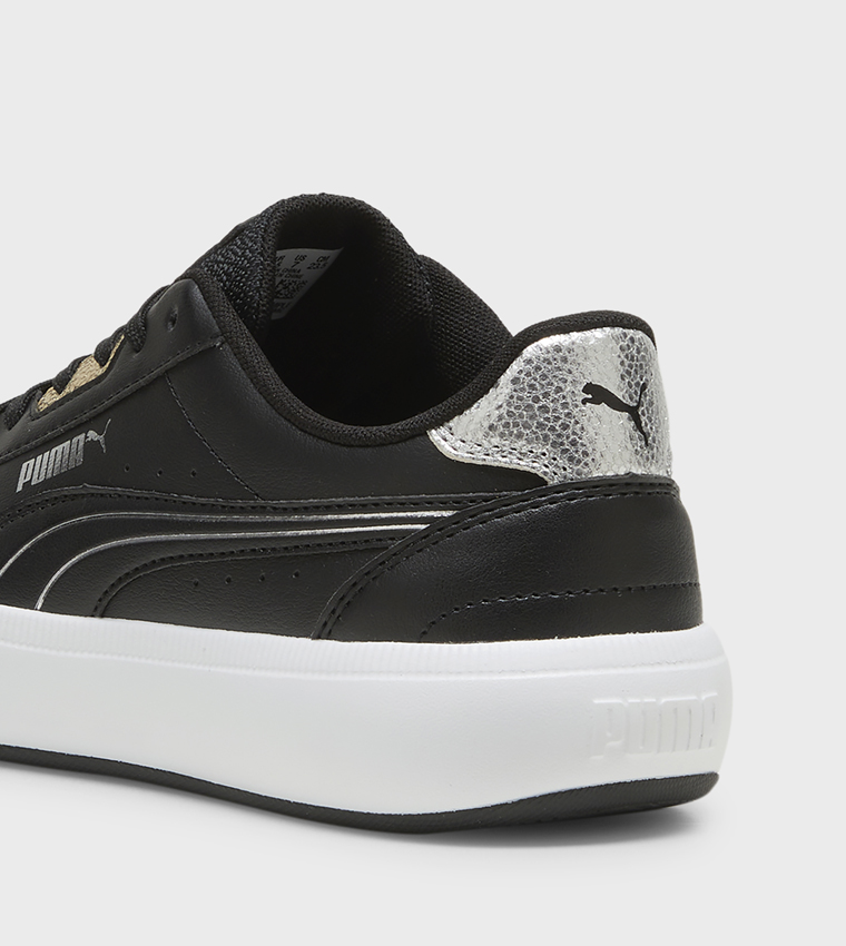 TORI Metallic Shine Lace-Up Sneakers