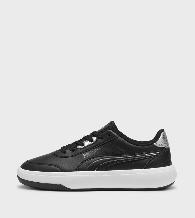 TORI Metallic Shine Lace-Up Sneakers