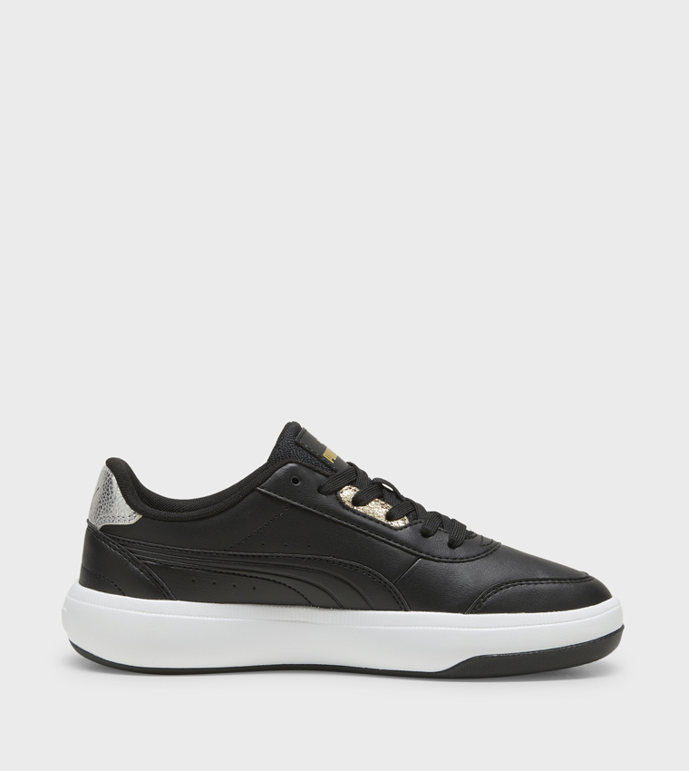 TORI Metallic Shine Lace-Up Sneakers