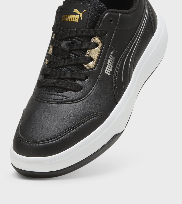 TORI Metallic Shine Lace-Up Sneakers