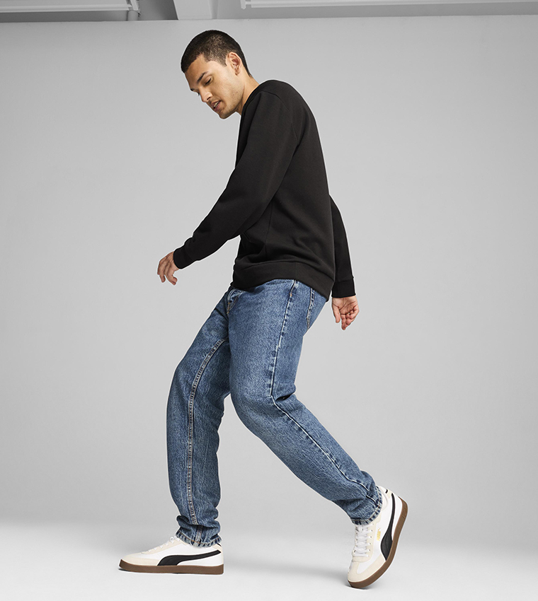 CLUB II Round Toe Lace-Up Sneakers