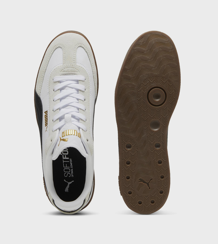 CLUB II Round Toe Lace-Up Sneakers