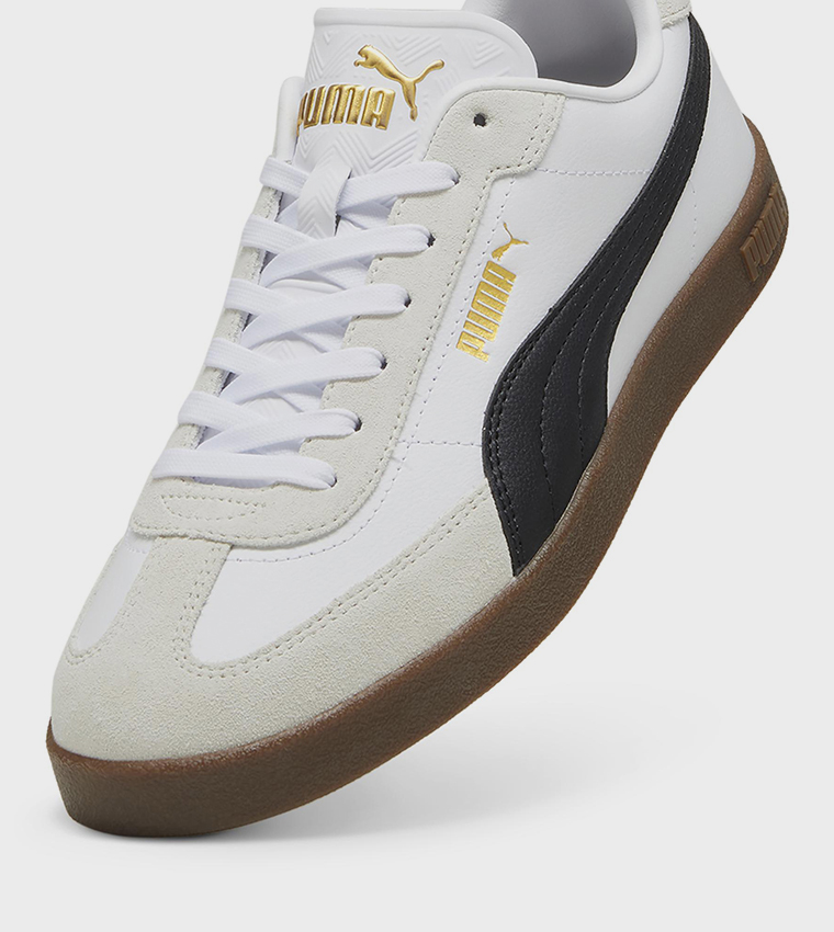 CLUB II Round Toe Lace-Up Sneakers