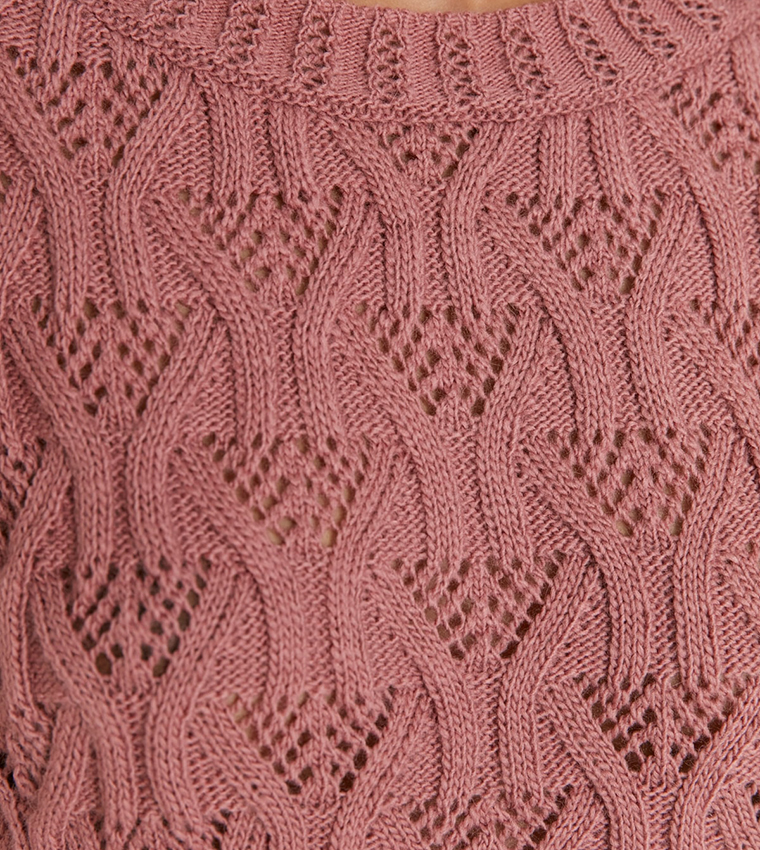 Cable Knit Casual Sweater