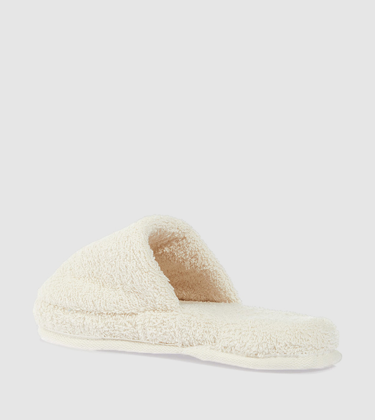 Buy Trendyol Chenille House Slippers In White | 6thStreet Qatar