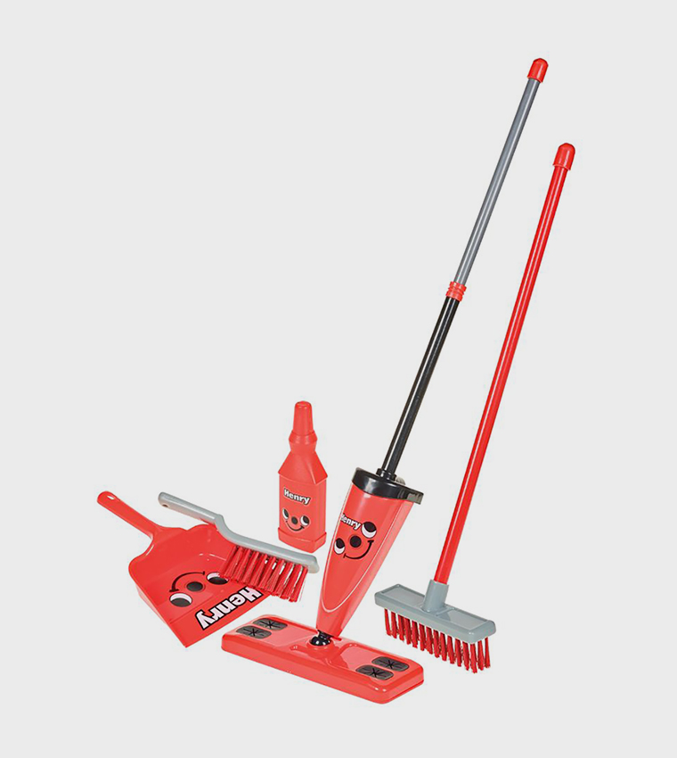 Henry Cleaning Trolley Toy Set - Red (3+)
