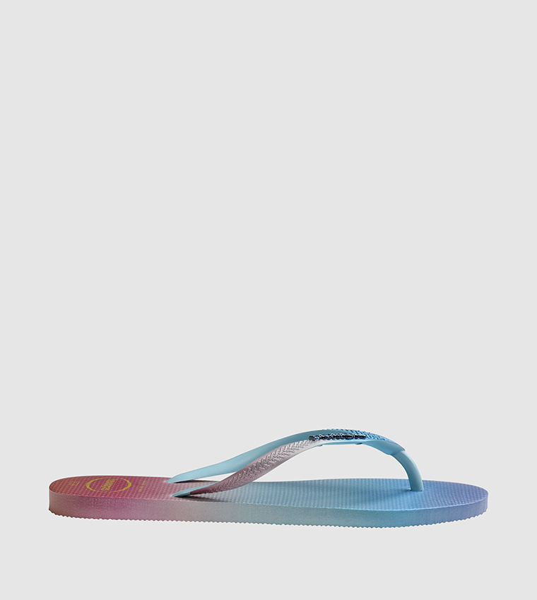 Slim Gradient Sunset Flip Flops