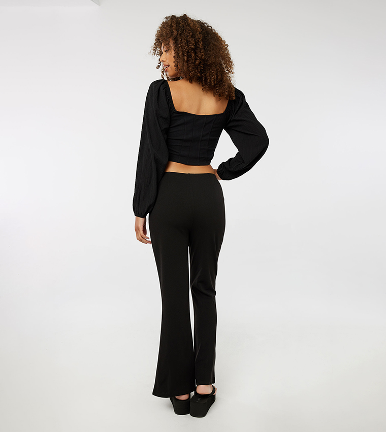 Layla Leather Flare Bell Bottoms - Shop Now!