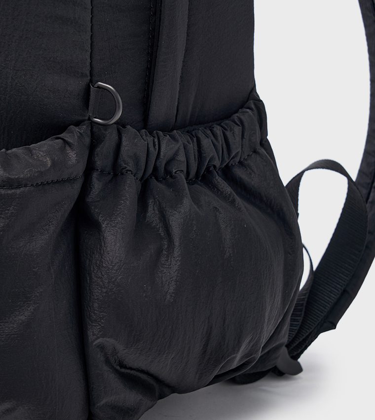 Crinkled Zip Around Backpack
