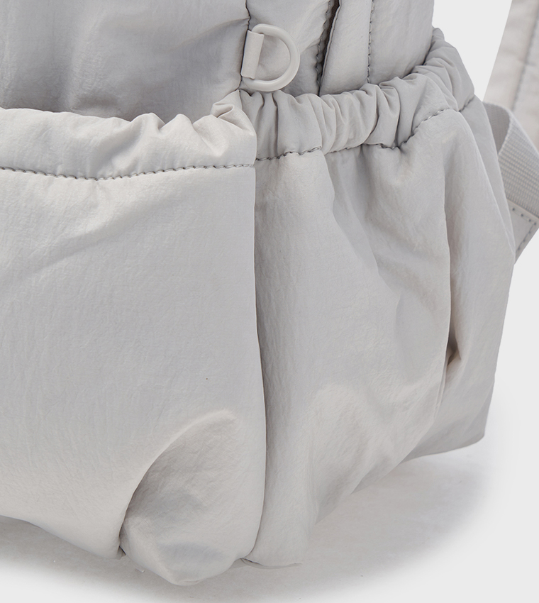 Crinkled Zip Around Backpack