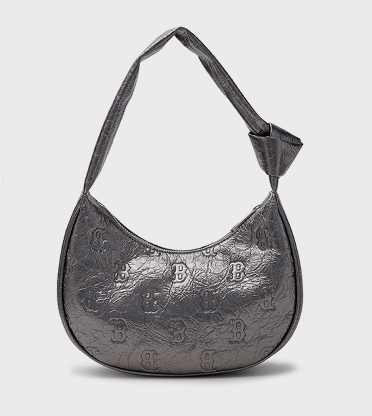 Monogram Debossed Shoulder Bag