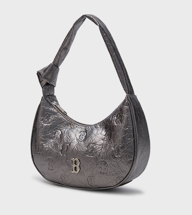 Monogram Debossed Shoulder Bag
