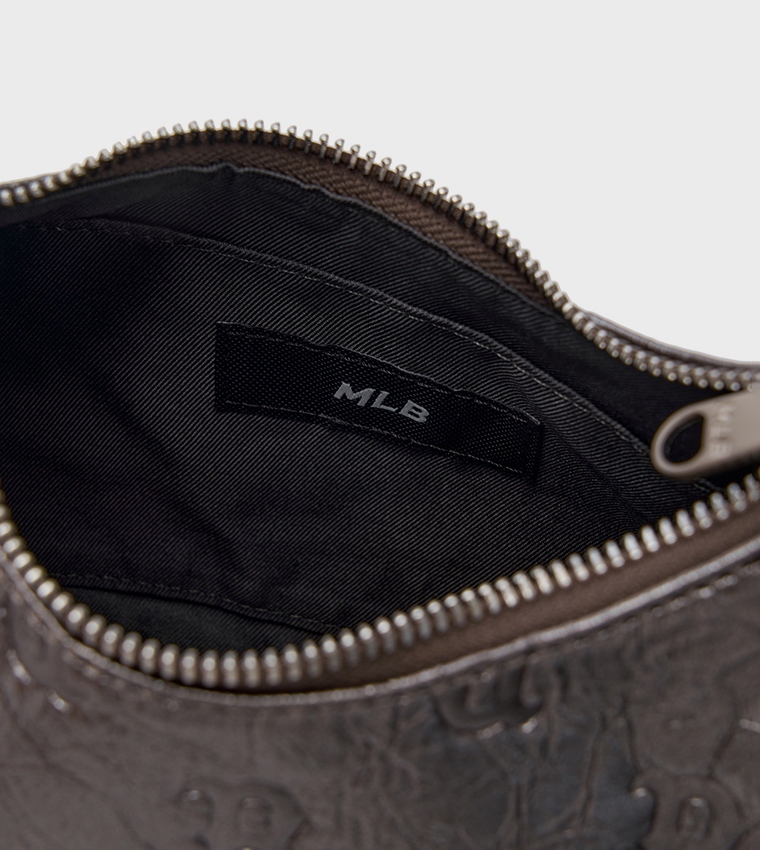 Monogram Debossed Shoulder Bag