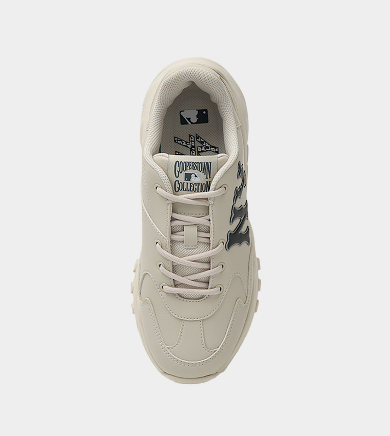 Round Toe Lace-Up Chunky Sneakers
