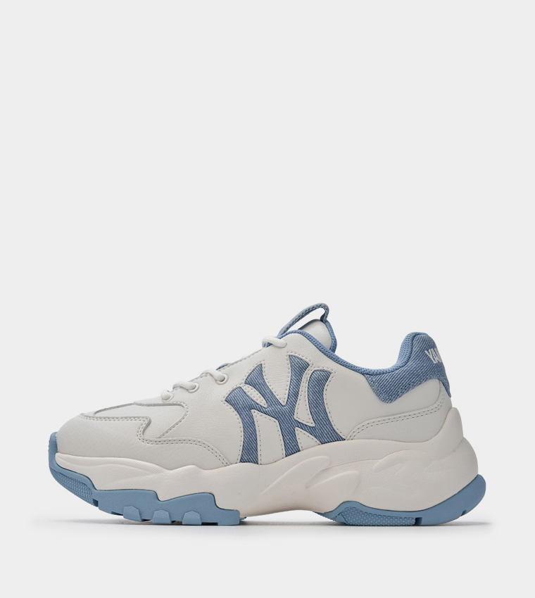Round Toe Lace-Up Chunky Sneakers
