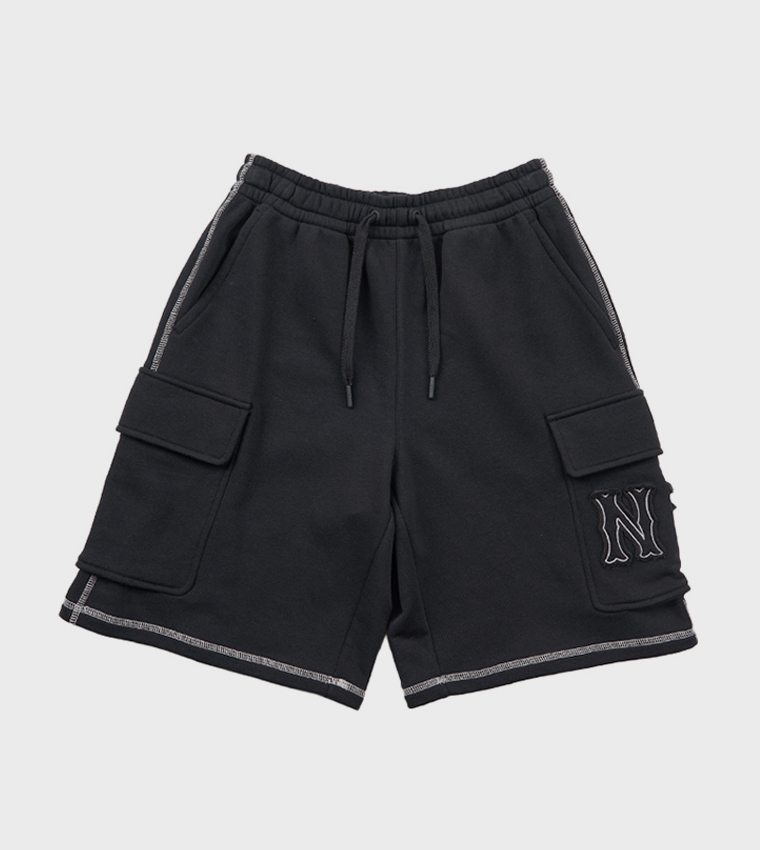Logo Detail Drawstring Waist Shorts