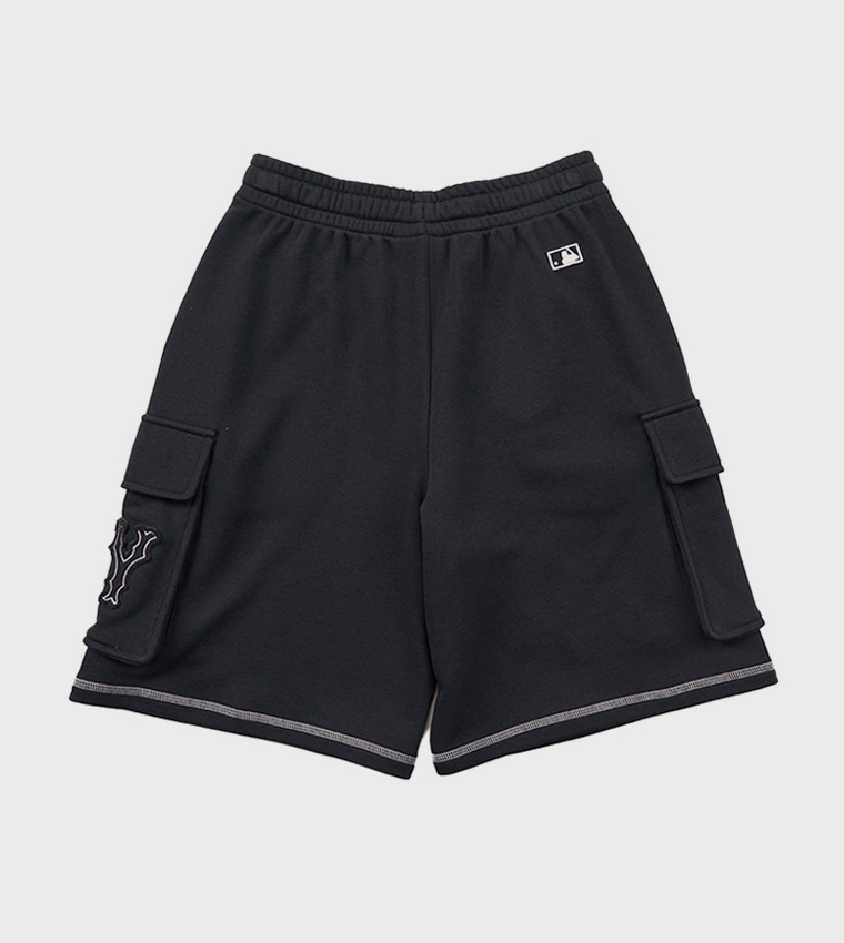 Logo Detail Drawstring Waist Shorts