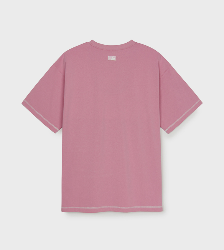 Printed Short Sleeves Oversized T-Shirt