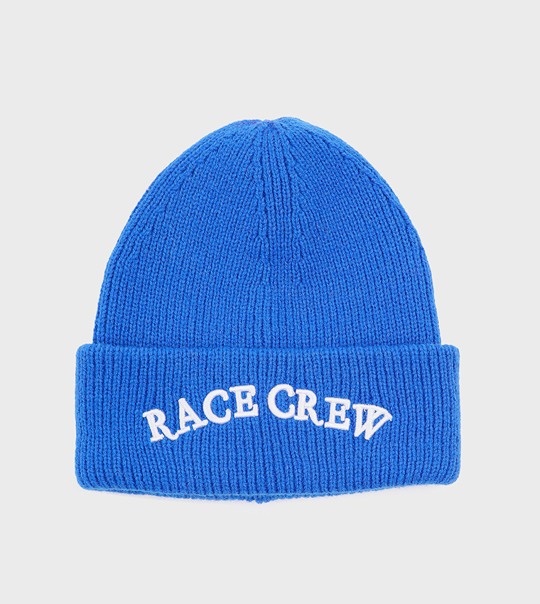 Race Crew Embroidered Beanie