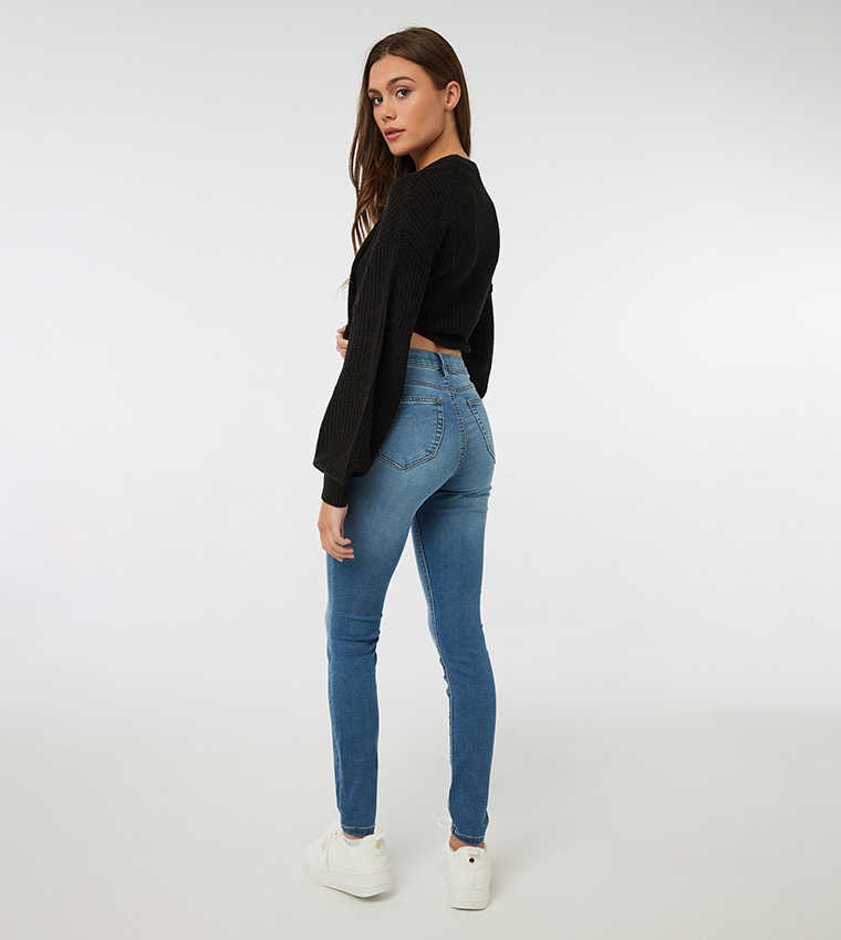 Comfy High Rise Skinny Fit Jeans