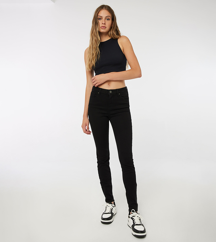 Comfy High Rise Skinny Fit Jeans