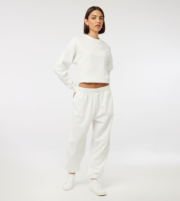 Oversized drawstring online joggers