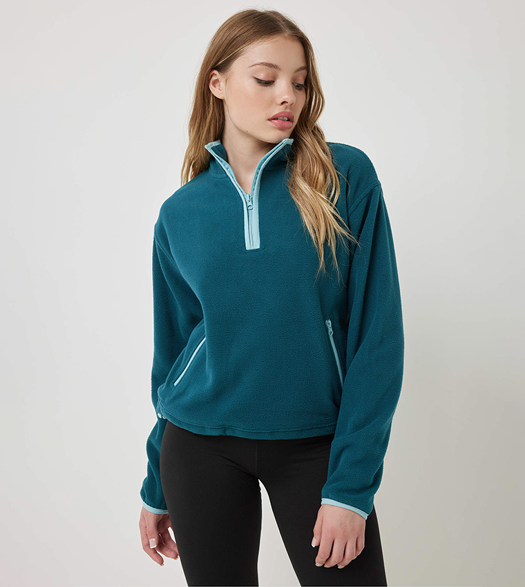 Oversized hotsell fleece sweatshirt